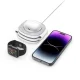 Tech-Protect QI15W-A32 3-in-1 MagSafe bezvadu lādētājs - pelēks