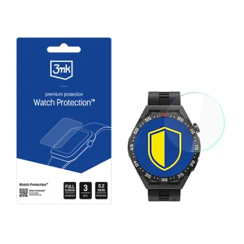 3mk Watch Protection hibrīda aizsargstikls, Huawei GT 3 SE 46 mm, 3 gab.
