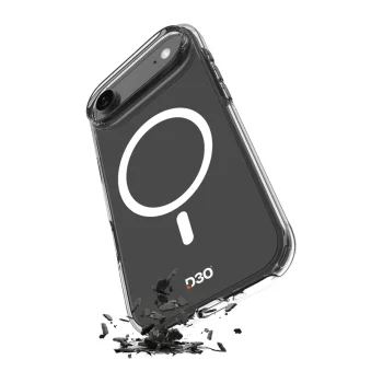 Puro Impact Clear D3O vāciņš iPhone 17 Air telefonam, MagSafe saderīgs, caurspīdīgs