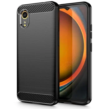 Tech-Protect TPUCarbon vāciņš Samsung Galaxy XCover 7, Melns