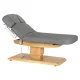 Elektriskā SPA procedūru kušete Sillon Relax, pelēka ar gaiša koka pamatni
