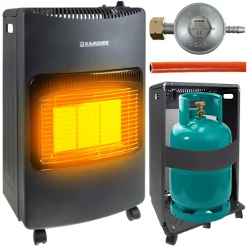 Gāzes sildītājs KAMINER 4200W līdz 60 m² ar reduktoru CZ 26158