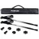 Neo-Sport NS-381 teleskopiskās trekinga nūjas 65-135 cm, melnas