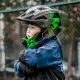 Rockbros TS-61 bērnu veloķivere ar noņemamu aizsargu S (48-52 cm) - Zaļa