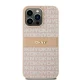 Dkny iPhone 15 Pro Max vāciņš Leather Mono Stripe & Metal Logo, rozā