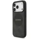 Guess 4G Circle Classic Logo MagSafe vāciņš iPhone 17 Pro, melns