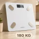 Elektroniskie vannas istabas svari 180 kg, balti