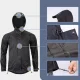 Lietus jaka Rockbros YPY013BK3XL elpojoša un vēju aizturoša, XXXL, melna