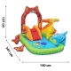 Bestway 53160 Jurassic Splash pripūšamais rotaļu laukums, 241 x 140 x 137 cm