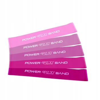 4Fizjo Mini Power Band pretestības gumiju komplekts, 5 gab.
