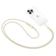 Tech-Protect C2S Crossbody telefona siksniņa ar 2 adapteriem, bēša