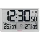 Meteoroloģiskā stacija un sienas pulkstenis Kienzle Jumbo NEO LCD, balts