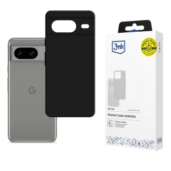 Google Pixel 8 5G – 3mk Matt Case, melns