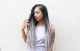 Kanekalons Sintētiskās Ombre Afro Bizes Frizūrām 60cm, Melns-Balts | Synthetic Ombre Afro Braids for Hairstyles