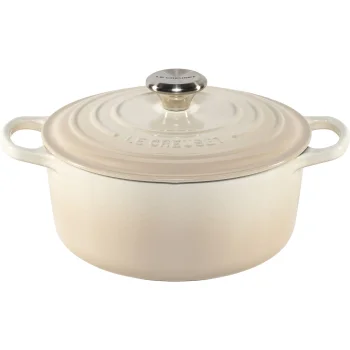 Čuguna katls Le Creuset Signature 24 cm, 4,2 l, Meringue