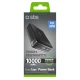 Ārējais akumulators SBS HD 30W 10000mAh ar LCD displeju, USB-C un USB-A, melns