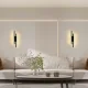 Dubultā LED Sienas Lampa ZD142, Silti Balta, Melna
