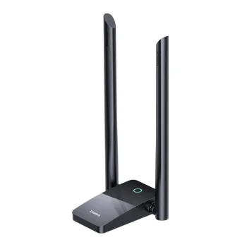 Wi-Fi adapteris Baseus FastJoy 1800Mbps ar antenām, melns