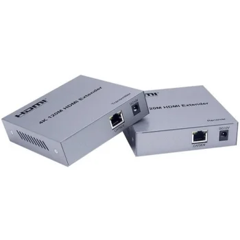 HDMI pagarinātājs pa Cat5e/Cat6 kabeli līdz 120m, 4K, POC, IR
