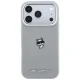 Karl Lagerfeld Point & Choupette Sketch MagSafe vāciņš iPhone 18 Pro Max / 17 Pro Max, pelēks