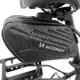 Wozinsky WBB27BK ūdensizturīga velosipēda sēdekļa soma 1.5L, melna
