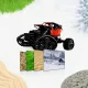 Vadāms apvidus auto 2in1 4x4, ar riteņiem un kāpurķēdēm, Sarkans