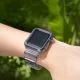 Silikona siksniņa ar ietvaru Apple Watch 42mm - Melna