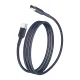 Puro ICON USB-C - USB-C kabelis 1.5m, tumši zils