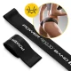 Pretestības gumija 4FIZJO Mini Power Band 1,2 mm, 15-20 kg, melna