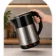 Elektriskā tējkanna 2.5L 1500W, nerūsējošais tērauds, melna/sudraba