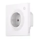 Sonoff WS01TPF-E viedā sienas kontaktligzda (F tips), Wi-Fi, Matter, 16A, 4000W, balta