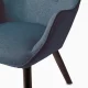Ausu krēsls ar kāju balstu Sofotel Norse, zils