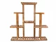 Koka puķu podu plaukts, statīvs, augu stends, 5 līmeņu | Wooden Flower Shelf Stand
