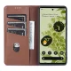 Google Pixel 6 Pro AZNS Leather Stand Case Cover with Card Slots, Coffee | Telefona Maciņš Vāciņš Apvalks...