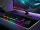 RGB izgaismots peles paliktnis XXL 90x40 cm