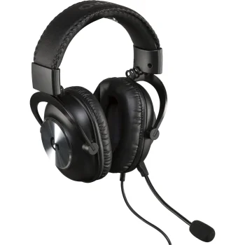 Logitech G PRO X spēļu austiņas ar statīvu, melnas