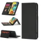 Magnet Card Case atverams vāciņš maciņš grāmatiņa Samsung Galaxy A12 5G, melns