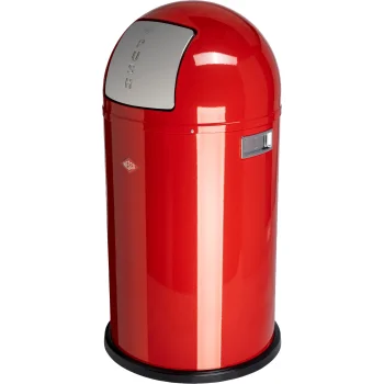 Wesco Pushboy 50l atkritumu tvertne, sarkana