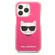 Apple iPhone 13 Pro 6.1\'\' Karl Lagerfeld Choupette Head Case Cover, Fuchsia | Telefona Maciņš Vāks Apvalks Bampers