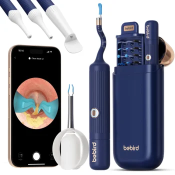 Bebird EarSight Plus otoskops ar ausu tīrīšanas kameru, zils
