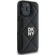DKNY iPhone 16 Pro vāciņš Quilted Stack Logo, melns
