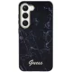 Guess Marble Collection aizsargvāciņš Samsung Galaxy S23+ S916 Melns
