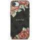 Guess 4G Flowers Print MagSafe vāciņš Apple iPhone 16e Melns