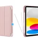 Tech-Protect iPad 10.9\" 2022 atverams vāciņš maciņš grāmatiņa SC Pen, Pink Marble