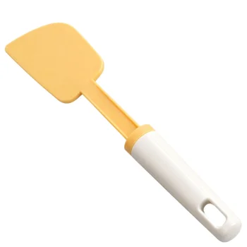 Plastmasas mīklas lāpstiņa un skrāpis 27 cm, balti oranža