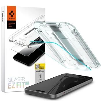 Spigen Glas.TR EZ Fit aizsargstikls Apple iPhone 15 6.1", caurspīdīgs