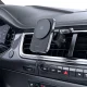 Acefast D18 MagSafe auto turētājs ar 15W bezvadu lādētāju, Melns
