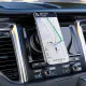 Dudao F24MAX auto turētājs ar 15W bezvadu lādētāju, MagSafe saderīgs, melns