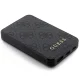Ārējais akumulators Guess GUPB5LP4GEGK 5000 mAh 15W 4G Leather Metal Logo, melns