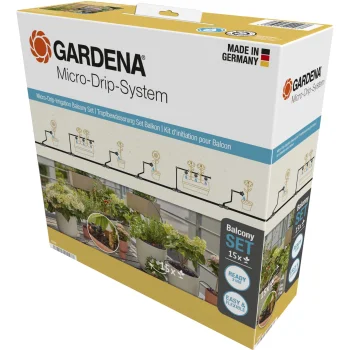 Gardena Micro-Drip pilienveida laistīšanas komplekts balkonam (15 augiem)